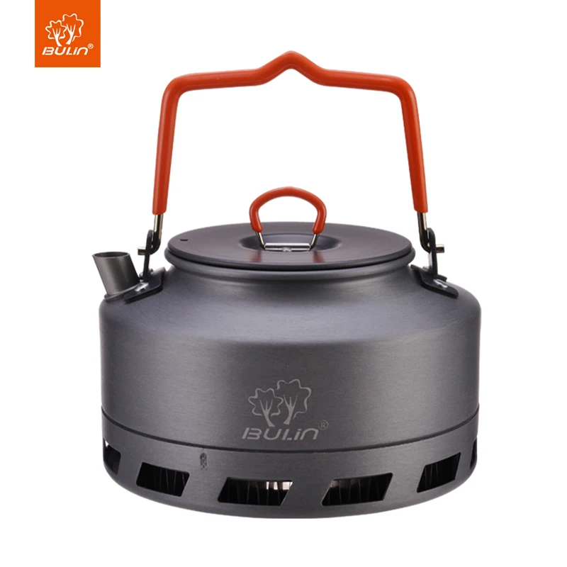 Bulin Heat Exchanger Kettle Camping Tea Pot Outdoor Kettle 1.1L BL200