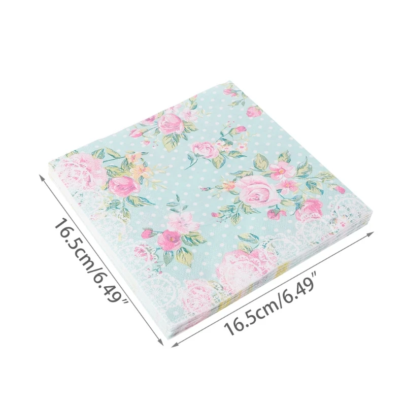 

20PCS/Lot Colorful Polka Dot Paper Napkin For Wedding Supplies Party Decoration