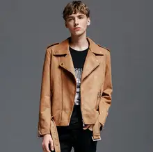 Chamois short design jackets mens 2017 spring and autumn handsome long-sleeve oblique zipper coat mens olive outerwear khaki