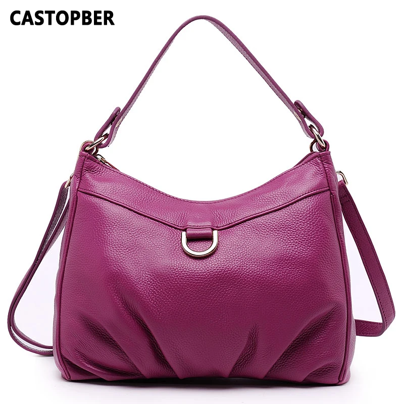 Large Women Bag Hobos Handbag Fashion Women Genuine Leather Handbags ...