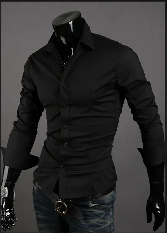 Мужские рубашки, Мужская одежда, мужские рубашки из хлопка и полиэстера, мужские повседневные стильные рубашки с длинным рукавом, размер M-XXL 30