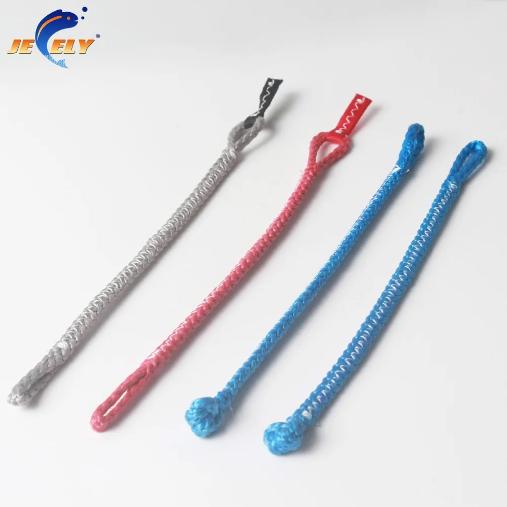 4-Piece Kitesurfing Kite Pigtails Set – Heavy-Duty 1000KG in Blue, Red, and Gray