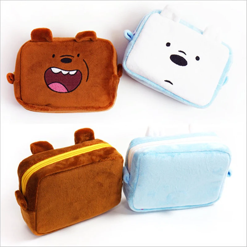 

2019 New Portable Women Cosmetic bag Cute Cartoon Toiletry Bags small Cosmetic make up bag travel makeup organizer bags Purse
