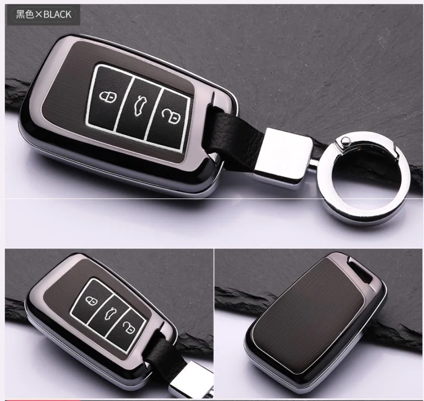 Gift Key Holder Wallet Case For Volkswagen VW Golf Passat B8 Tiguan MK2 Magotan Skoda A7 Superb Fob Smart Key Cover Bag