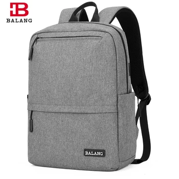 

BALANG Business Backpack 15.6inch Laptop Bagpack Men Functional Rucksack with USB Charging Port Back Packs Travelling Bags Male