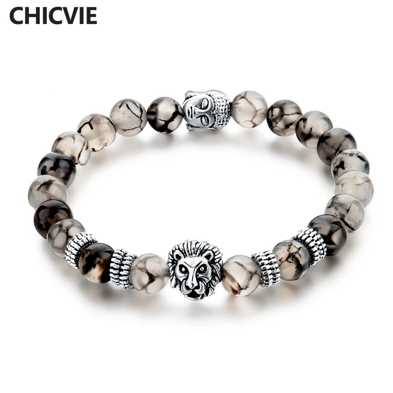 CHICVIE браслеты и из камня для женщин серебряный браслет искусственной нити