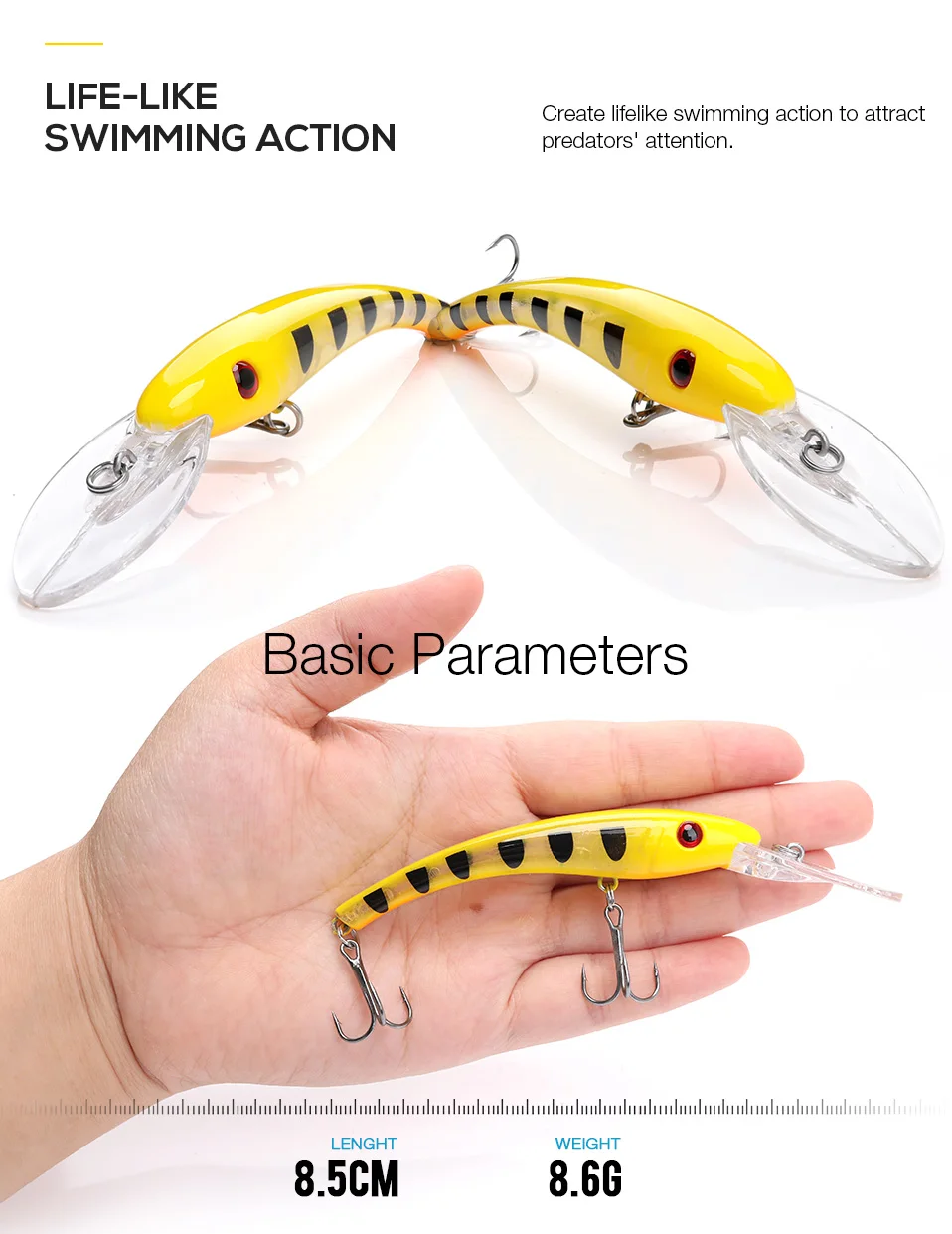 Black Minnow Lure7