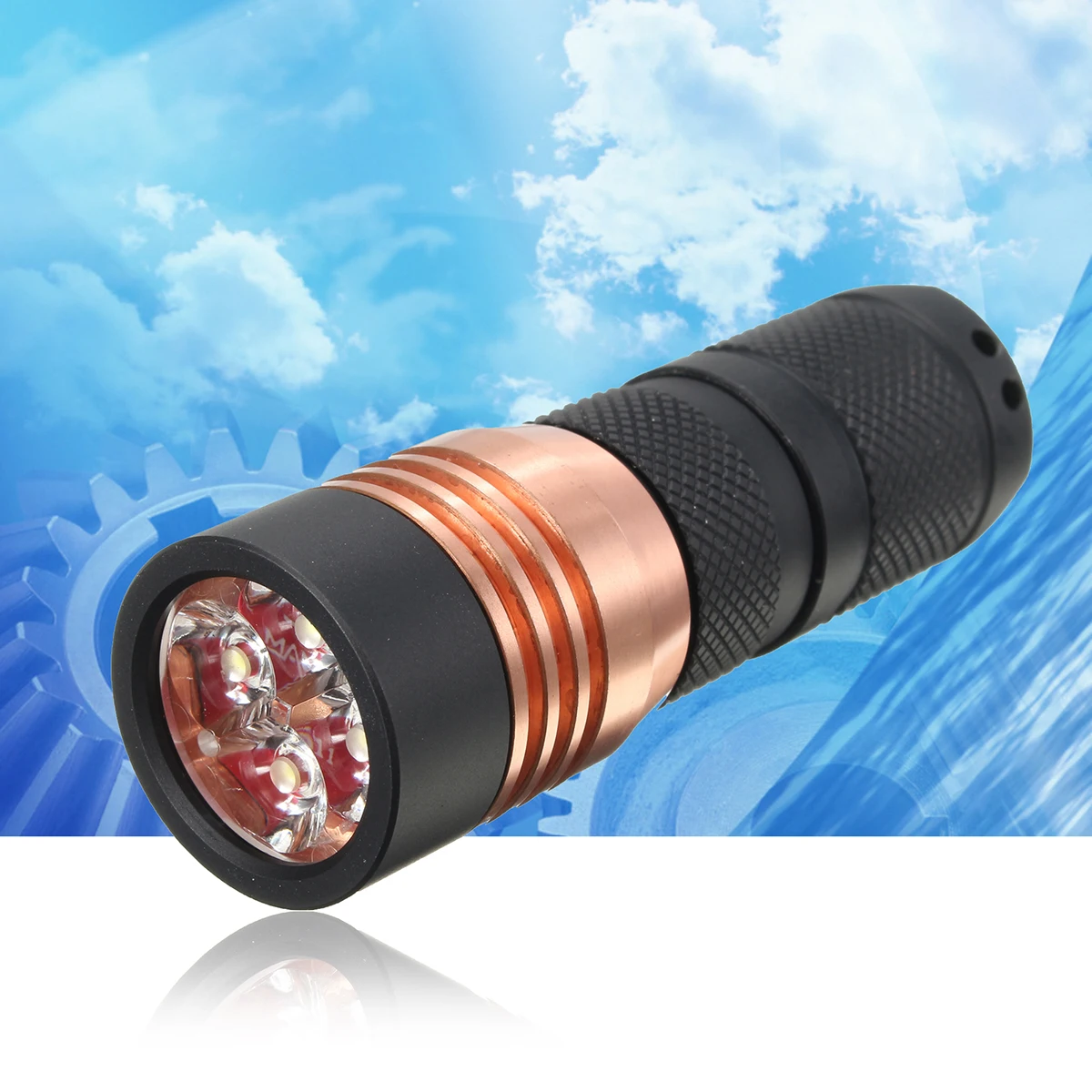 Светодиодный мини фонарик Jiguoor S41 4x Nichia 219B/XP G3 A6 1600 люмен|mini led flashlight|led flashlightnichia 219b |