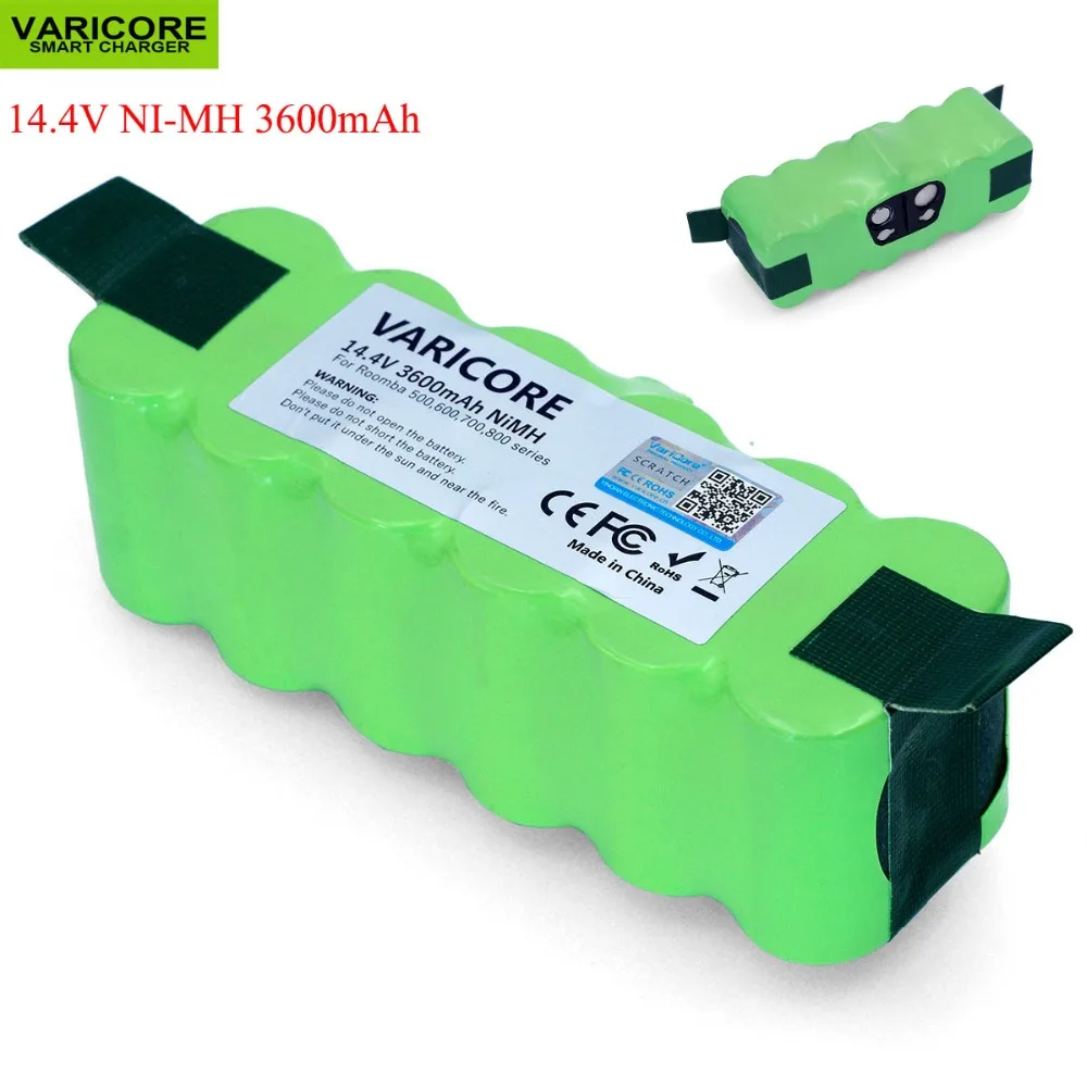 VariCore 14.4V 3600mAh Ni-MH Battery for iRobot 500 600 900 Series Vacuum Cleaner 620 650 700 770 780 800 | Электроника