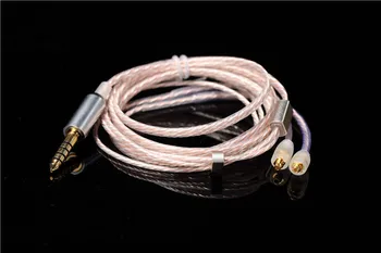 

2.5mm 4.4mm 8 Core Silver Copper Banlanced Cable with MMCX Connector for Shure SE215 SE535 SE425 SE846 UE900 Earphone Upgrade