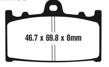 Передние тормозные колодки BIKINGBOY GSXR 600 1997 2003 GSX650F 08 09 10 GSX R 750 00 03 SV1000 / S TL1000S 97 01 GSF 1250