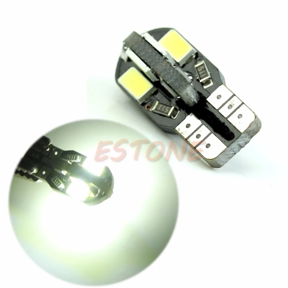 T10 8-светодиодный 5730 SMD 194 168 W5W клиновидный боковой задний автомобильный яркий