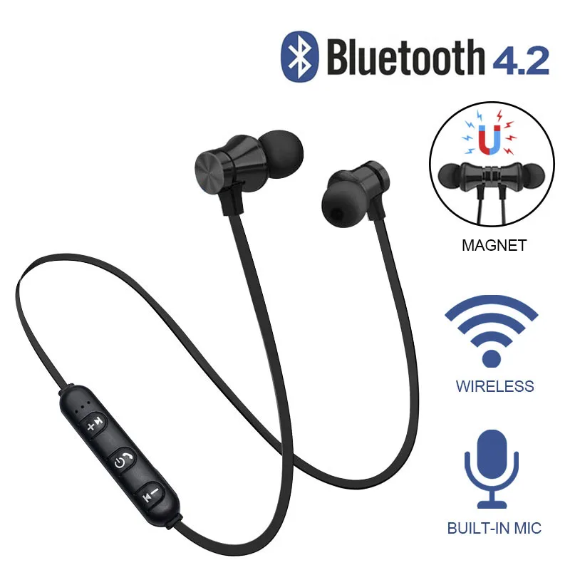 Наушники Bluetooth наушники для телефона 4 2 Магнитная беспроводная гарнитура Xiaomi Meizu