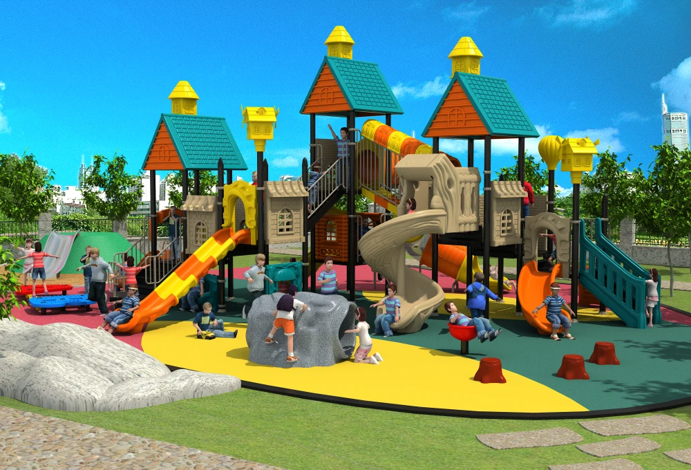 exported children outdoor plastic playground park kids room paradise