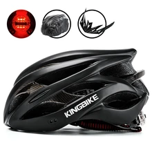 KINGBIKE мужские и женские сверхлегкие велосипедные шлемы Helme интегрированный литой безопасный задний легкий шлем MTB велосипедный Casco ciclismo