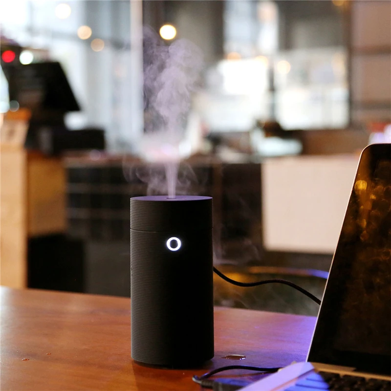 

Portable Premium Ultrasonic Mist Humidifier Aroma Diffuser 2 Mist Spray Mode USB Charging Mist Maker For Car Office Bedroom P49