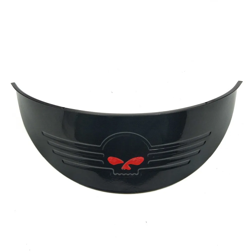 Motorrad zubehör 7 ''headlight visier für yamaha straße royal v star virago, honda cruisers schwarz