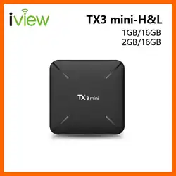 Новый TX3 Мини ТВ приставка на базе Android Box Amlogic S905W 4 ядра Android 7,1 Оперативная память 1 Гб 2 Гб Встроенная память 16 Гб Встроенный Wi-Fi 2,4G 4 K Ультра HD