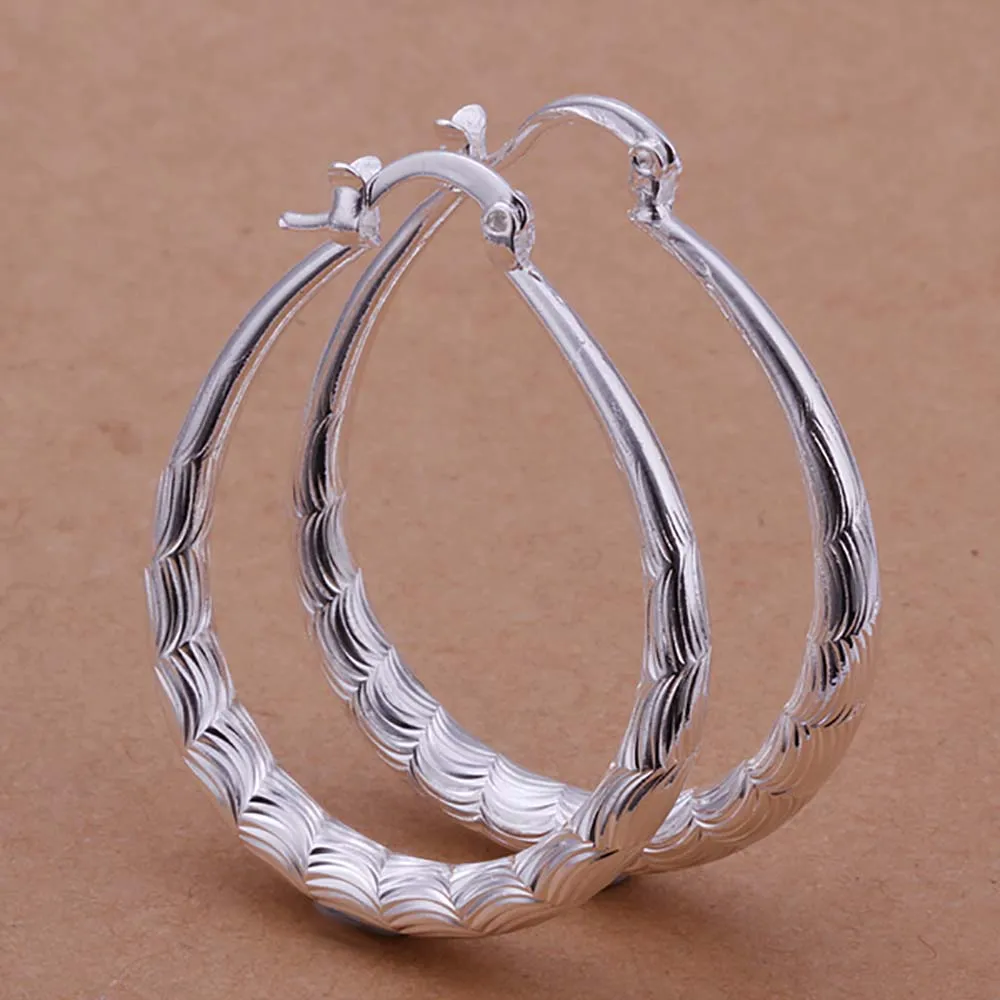 1 пара женские серьги с серебряным покрытием 3 9 х3 2 см|earrings personalized|earring boxearring jackets for