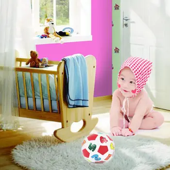 

New Children Kids Baby Educational Toy Baby Learning Colors Number Rubber Ball Plaything Indoor Outdoor Digital Soccer Ball