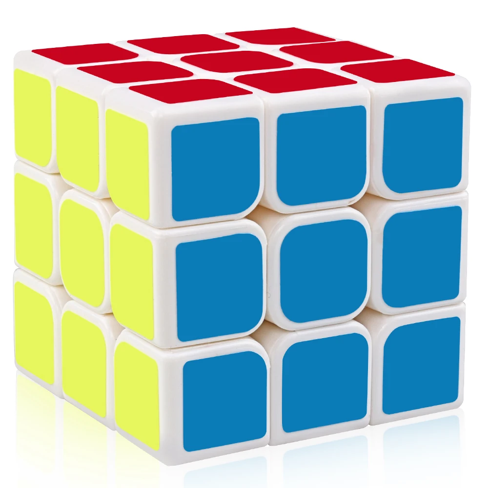 

D-FantiX Yj Guanlong 3x3 Speed Cube Magic Cube Puzzle White 56mm