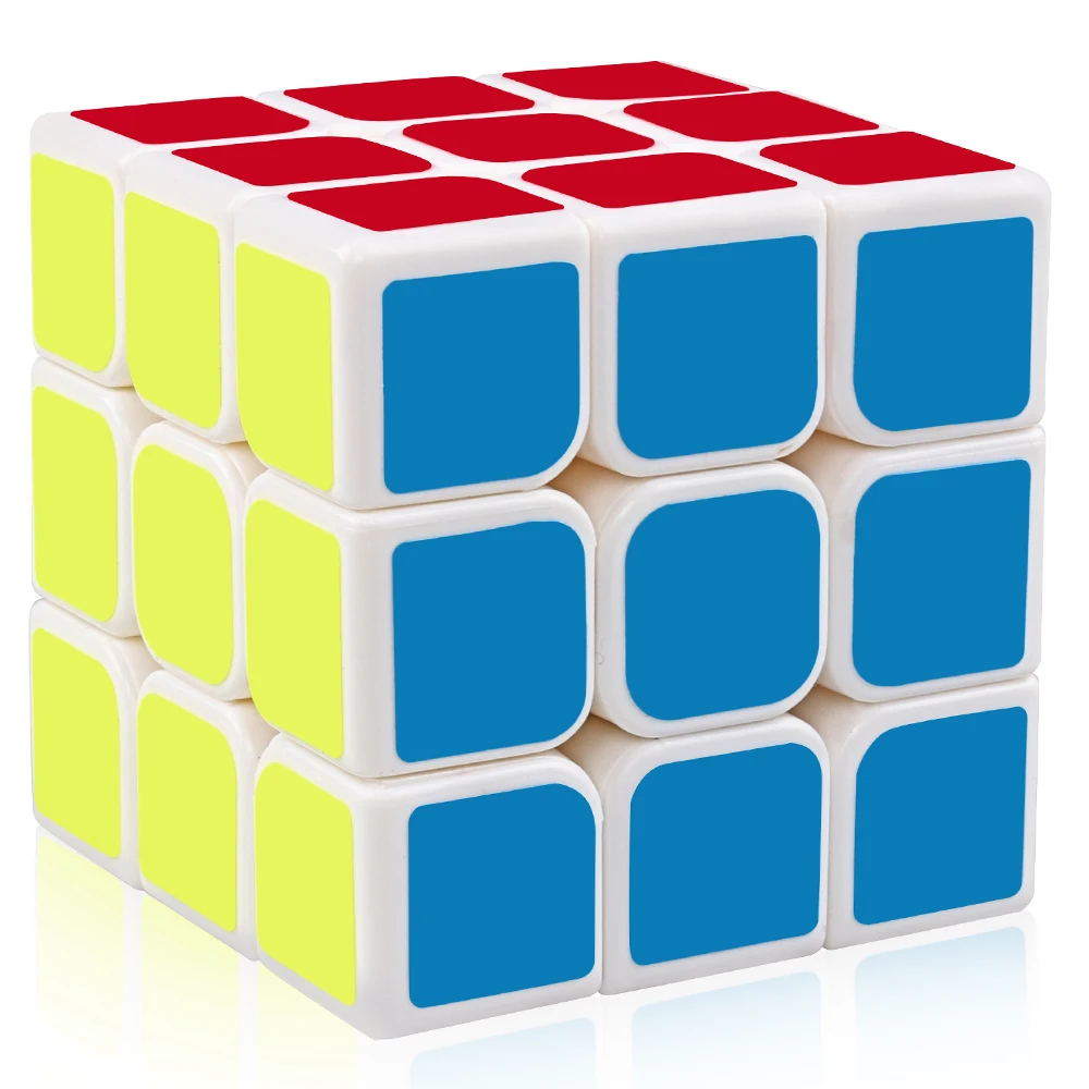 D-FantiX Yj Guanlong 3x3 Speed Cube Magic Cube Puzzle White 56mm Free Shipping 