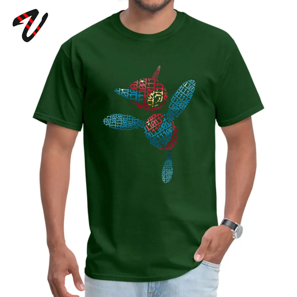 Summer T-Shirt Prevailing Crewneck Porygon Z 100% Cotton Men's T Shirt Casual Short Sleeve Tee Shirts Free Shipping Porygon Z -12528 dark