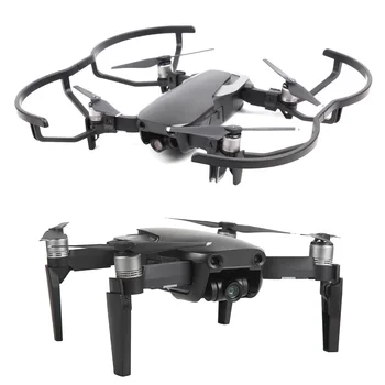 

2 in 1 For DJI Mavic Air Landing Gear Leg Extenders Height Extending and Propeller Guards Prop Protection Bumper Quick Release