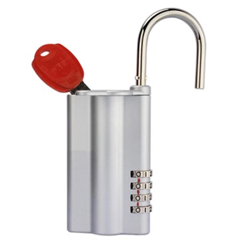 Zinc Alloy 4 Digit Password Combination Key Storage Box Security Lock Organizer Small Keyed Padlock Zinc Alloy 4 Digit Password Combination Key Storage Box Security Lock Organizer Small Keyed Padlock