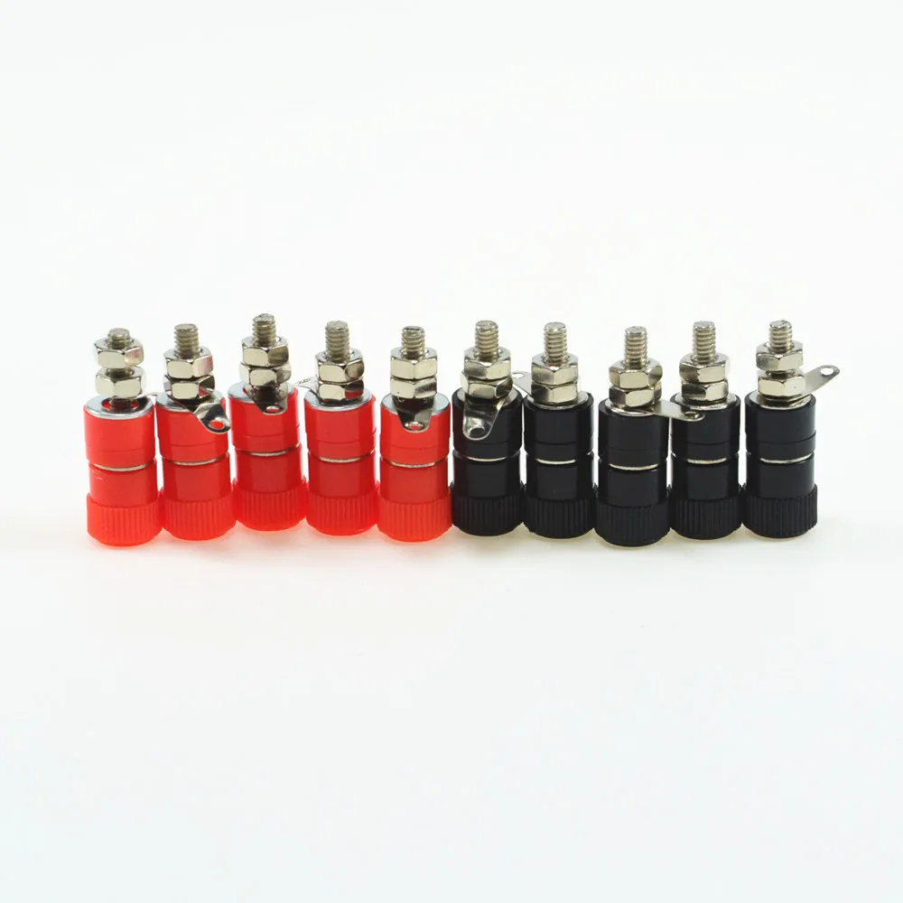 Nickel Banana Socket 10pcs Red Black Hardware #2