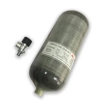 Preise AC31210 Scuba Mini Tank PCP Luftgewehr/HPA Druck/PRESSLUFTATMER/300bar Carbon Faser 12L GB PCP Paintball Flasche Ventil Für Gas Zylinder
