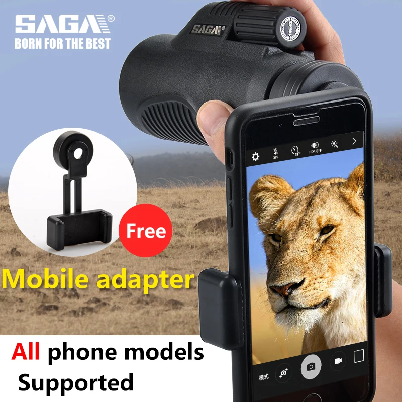 SAGA BAK4 8x32 10x42 Монокуляр телескоп HD Мини Открытый Охота Кемпинг телефон туризм