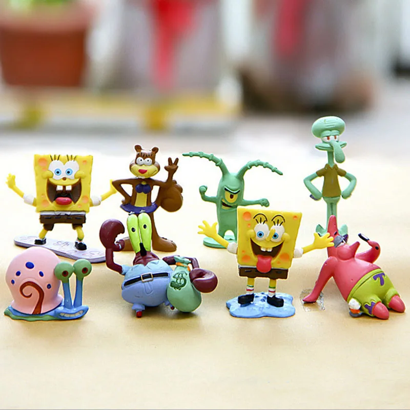 Spongebob Squarepants Figur 8 Pcs Puppe Spongebob Patrick Star Kinder Spielzeug