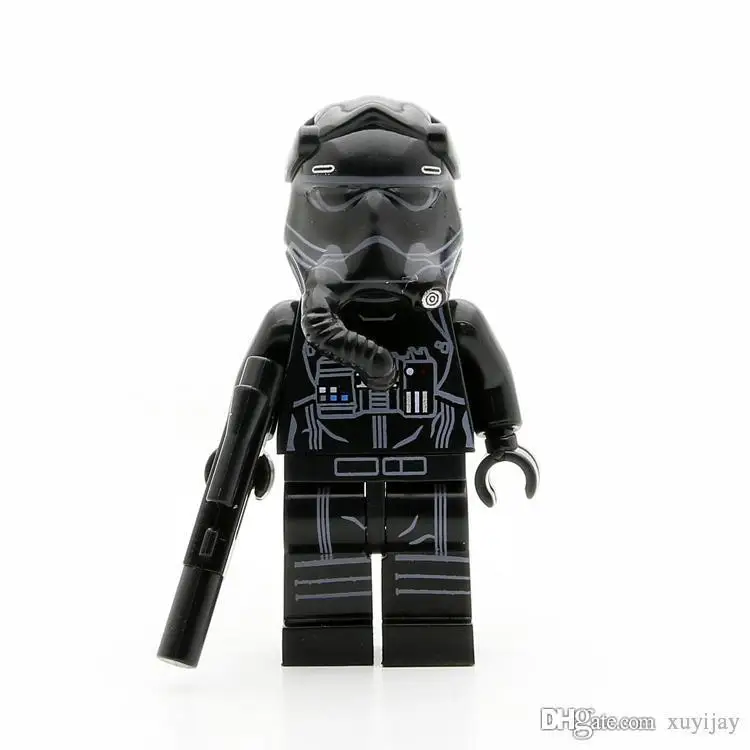 Goede Enkele Verkoop STER OORLOG Rogue Een Eerste Orde TIE Fighter Pilot Monteren Minifig Model DIY Bouwstenen Kinderen Speelgoed Gift