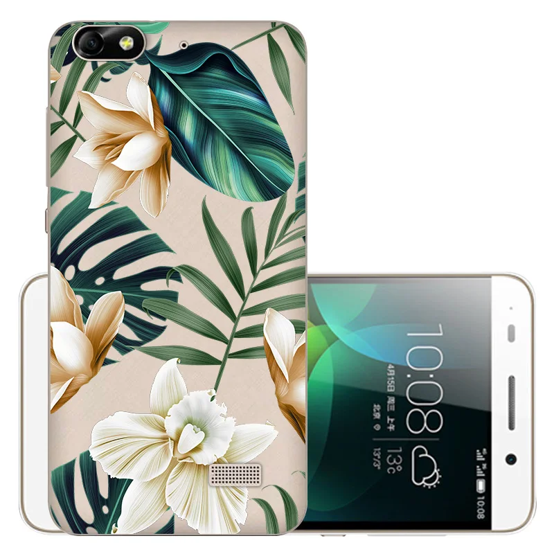 Силиконовый чехол 5," для huawei Honor 4C, чехол для huawei G Play mini Phone, TPU Funda для Honor4C CHM-U01, мягкая задняя защита C8818 - Цвет: RDH