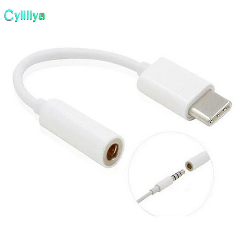 Кабель-адаптер для наушников Type-C-3 5 мм usb 3 1 Type C USB-C штекер AUX аудио разъем Xiaomi 6 Mi6 Letv