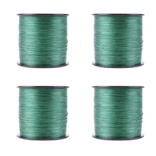 500 м плетение прочная 8 нитей многонитевая плетеная рыболовная леска темно-зеленая проволока 8 фунтов~ 10 фунтов 2,5/3,0/4,0/5,0/6,0/8,0 рыболовные лески
