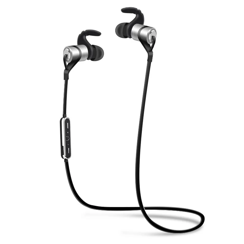 Handsfree Mic In-Ear HIFI Stereo Bass Headphones Earphone Anti-Sweat Magnetic Neckband Bluetooth Headsets for Running Hiking | Электроника