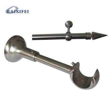 

2 Pcs D25mm Curtain Rod Decorative Windsor bracket 12cm,Curtain Accessories Bracket for Window Decoration