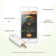 Wireless Bluetooth Smart Geiger Pro Nuclear Gamma X-ray Radiation Detector Counter For Smartphone Android iOS