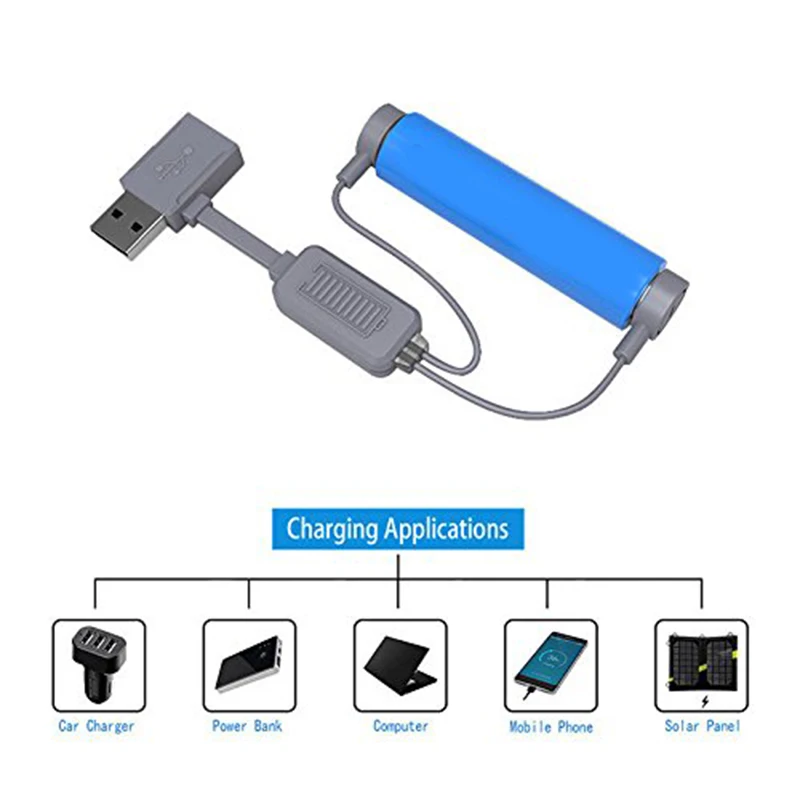 

Multifunctional 18650 Battery Charger for Li-ion Batteries Magnetic USB Charger Portbale Mini Charging/Discharging Power Bank