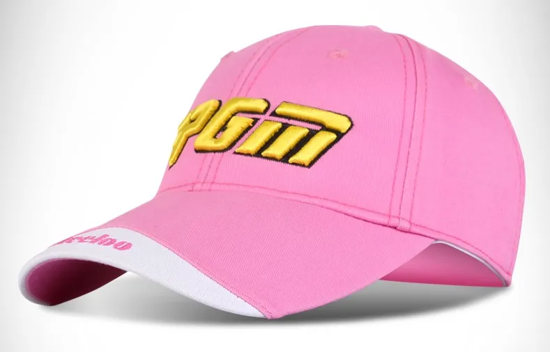 PGM Открытый Гольф кепки для гольфа унисекс хлопок Солнцезащитная шляпа вышивка торговая марка Топ кепки шляпы для гольфа 5 цветов - Цвет: 3