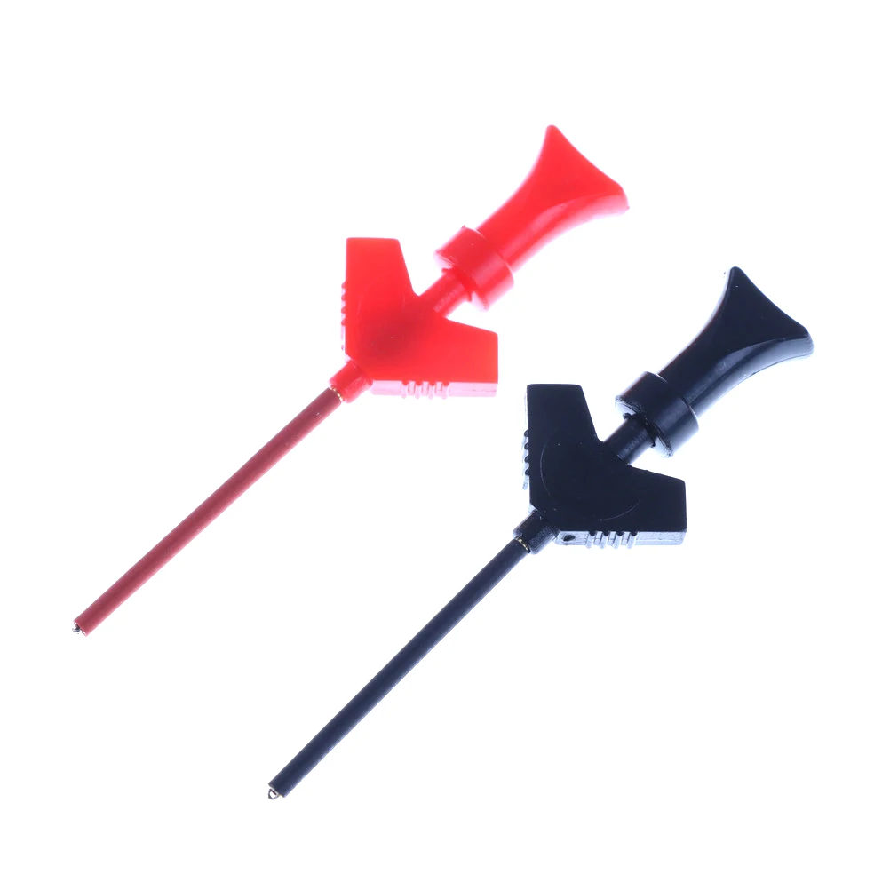 

2pcs mini grabber SMD IC test hook clip jumper probe Logic Analyzer Testing Accessories