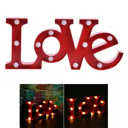 Романтические настенные лампы Ночник 3D Любовь шатер знак ночные огни для дома Свадебная вечеринка украшения подарок на день Святого