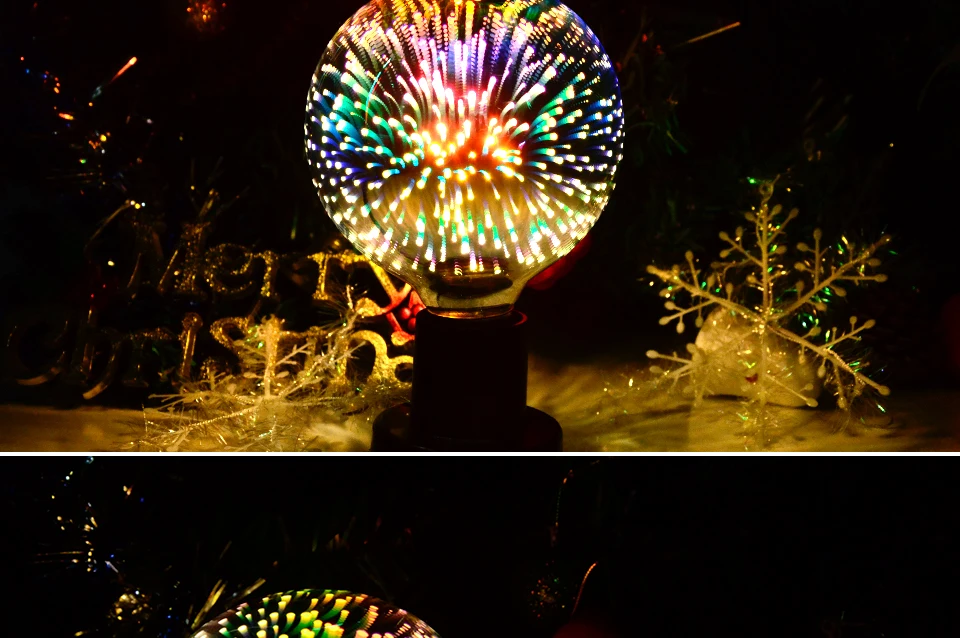 Ampoule LED E27 3D Fireworks Bulb  (3)