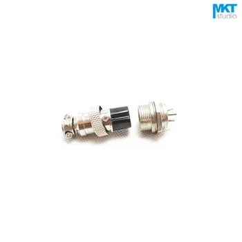 

50Pairs GX16 16mm 3 Pins 250V 15A Male+Female Electrical Connector, Aviation Connector Plug