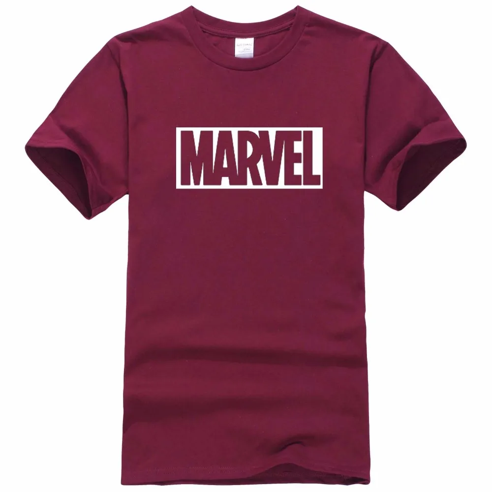 Новая модная футболка "Марвел", мужская хлопковая Повседневная футболка с короткими рукавами, мужские футболки marvel, мужские топы, футболки