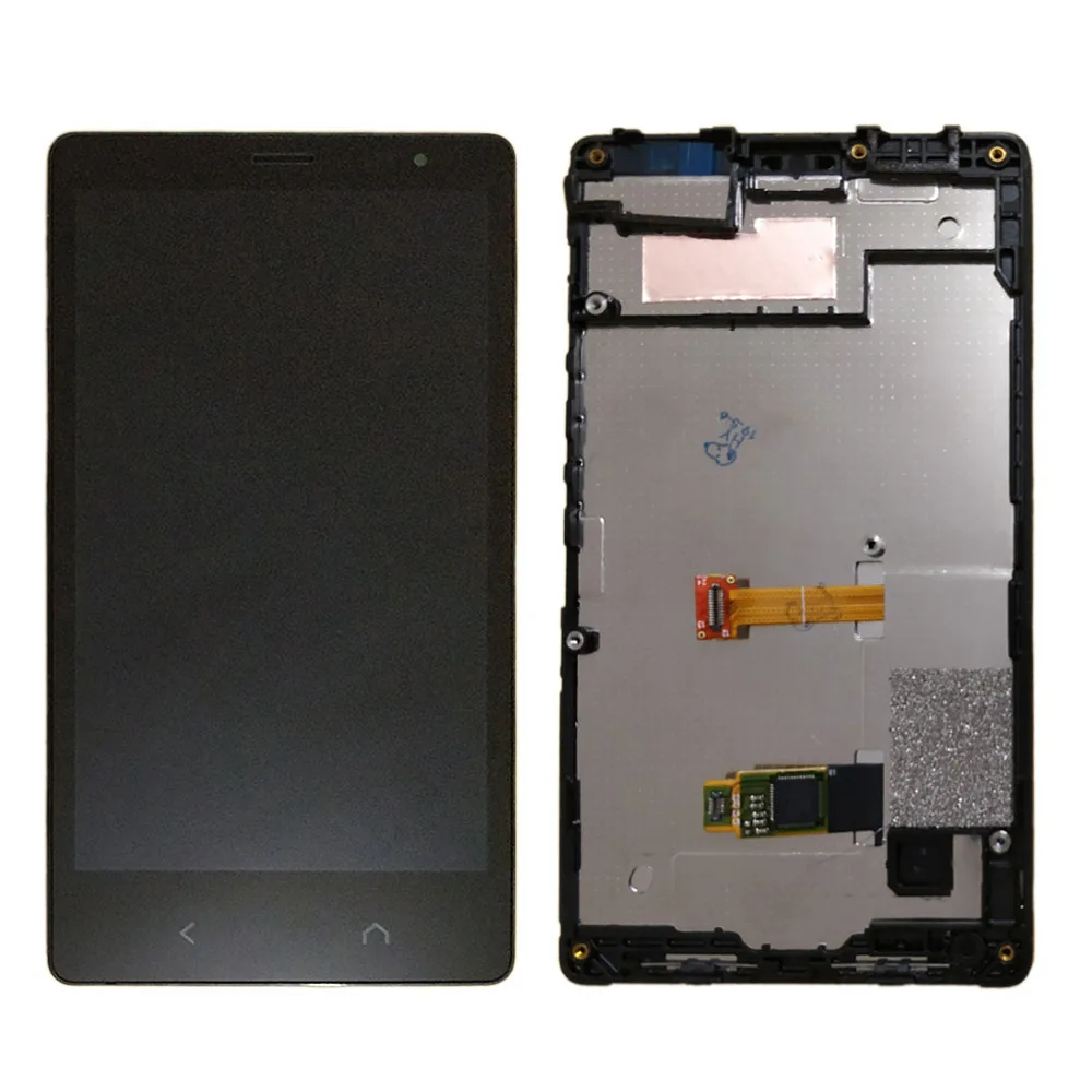 Для NOKIA X2 ЖК-дисплей и сенсорный экран с рамкой запасные части для NOKIA X2 Dual RM-1013 RM-1014 X2DS ЖК-экран Рамка