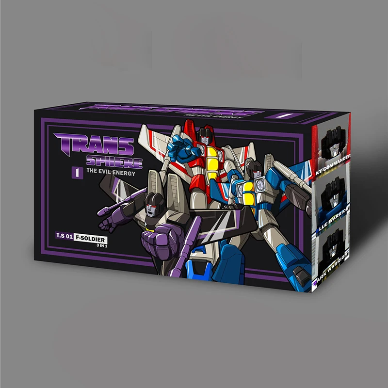 

[Show.Z Store] Pocket Toys PT01 PT02 PT03 MP11 SS Thundercracker Skywarp Coneheads Set of 3 Transformation Action Figure