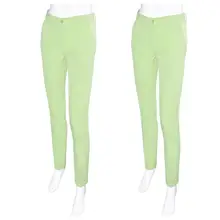 EVERIO Женские однотонные брюки летние высокие стрейч тонкие дышащие брюки для гольфа Весна быстросохнущие женские гольф спортивная одежда 26-31